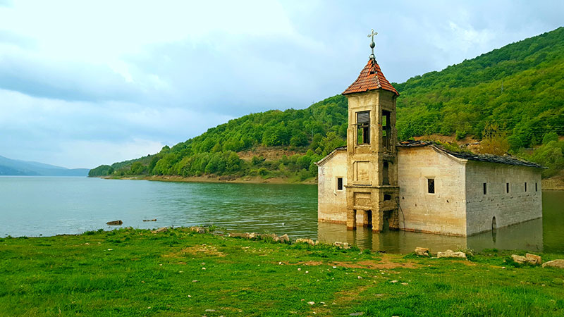 Sunken Church, Mavrovo