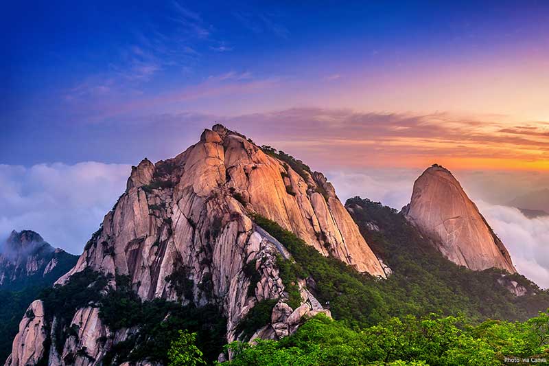 Bukhansan mountains, South Korea