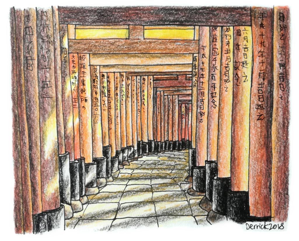 Interview with Creative Travel Writer and Sketch Artist Derrick from StickyMangoRice Sketches by Derrick Theys