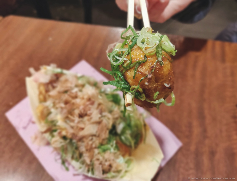 The end result of a dish in Japan