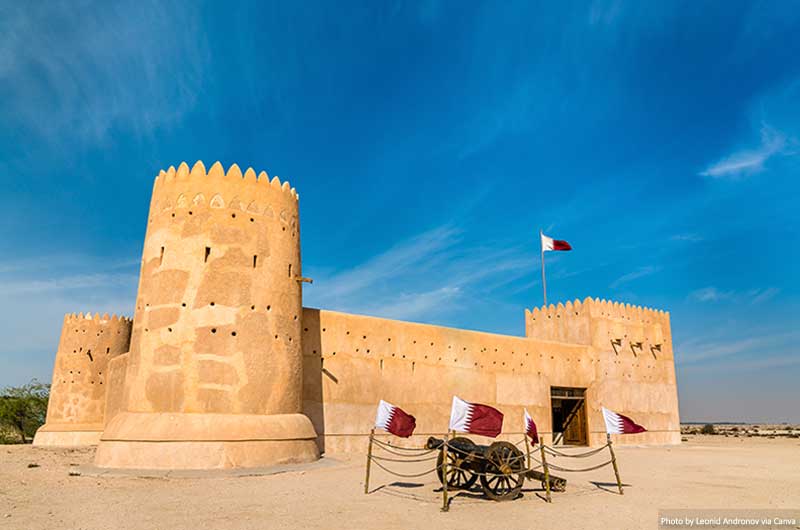 Al Zubara Fort in Qatar