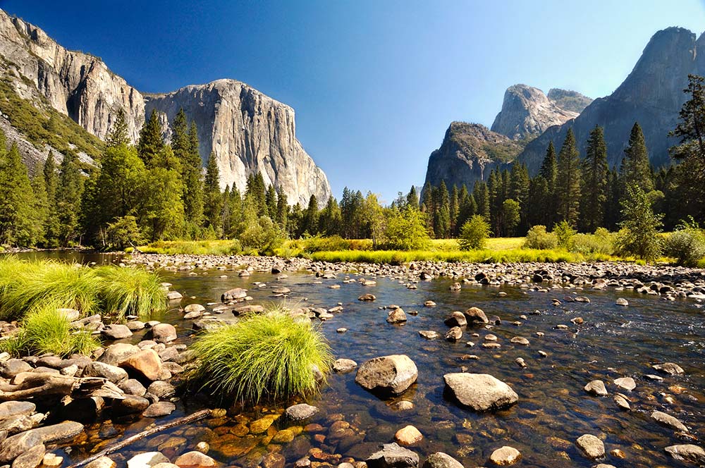 Landscapes in Yosemite Pational Park