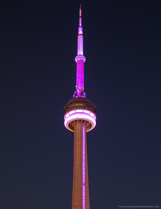 CN Tower at night