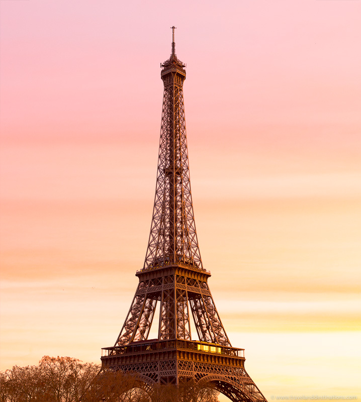 Eiffel Tower, Paris at sunset