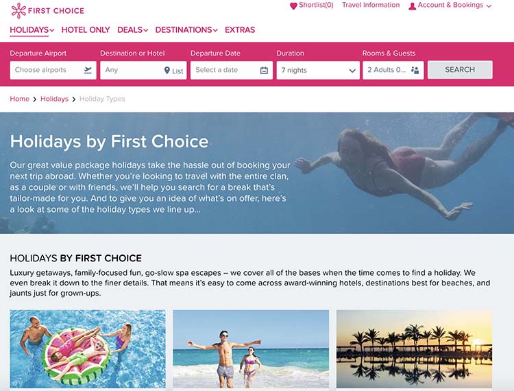 First Choice screenshot