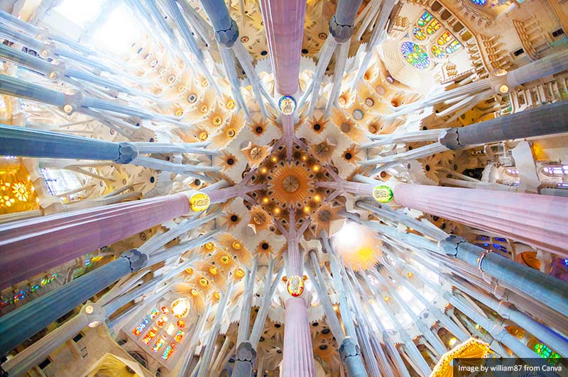Sagrada Familia, interior