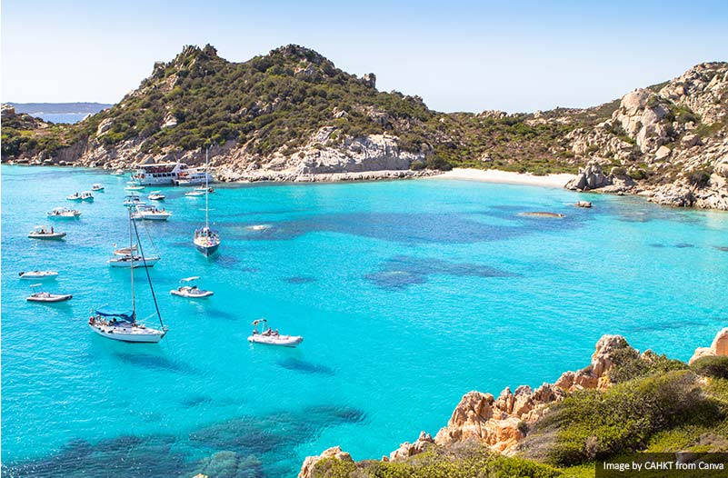 Spiaggia di Cala Corsara, Sardinia island