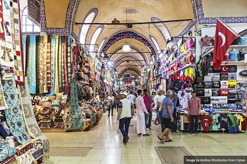 The Grand Bazaar interior