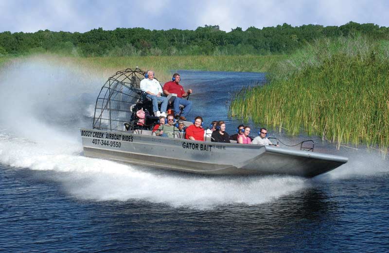 Airboat ride in the Everglades