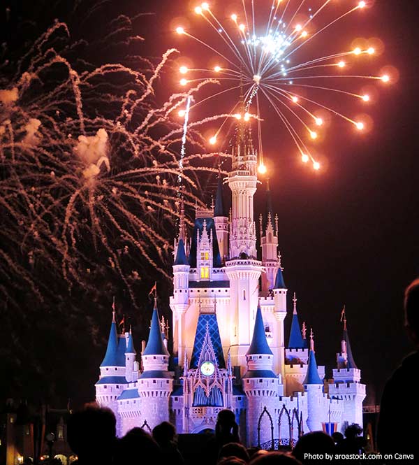 Disney World, Orlando and Fireworks