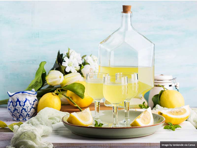 Limoncello in Italy