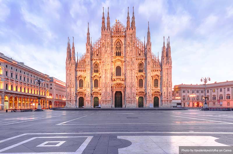 Milan Cathedral on Piazza del Duomo, Milan