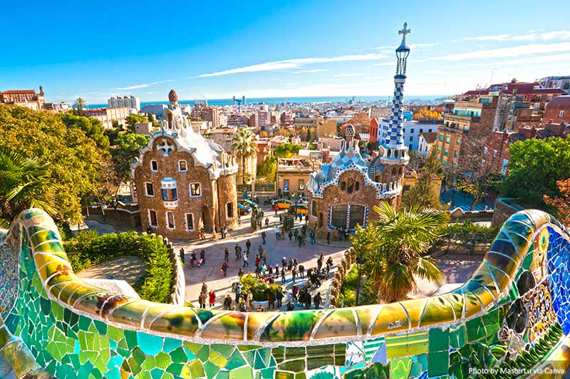15 Best Instagram and Photography Spots in Barcelona Barcelona Skyline and Park Guell