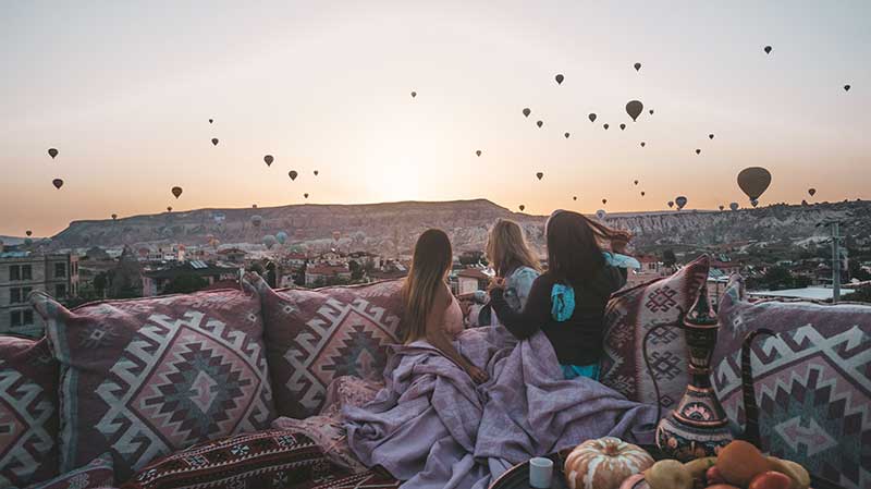 Cappadocia at sunrise