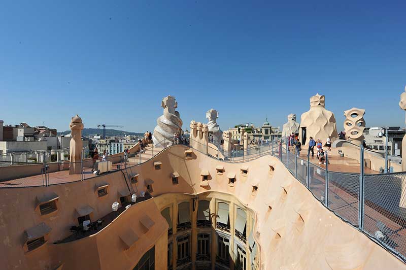 Casa Mila roof