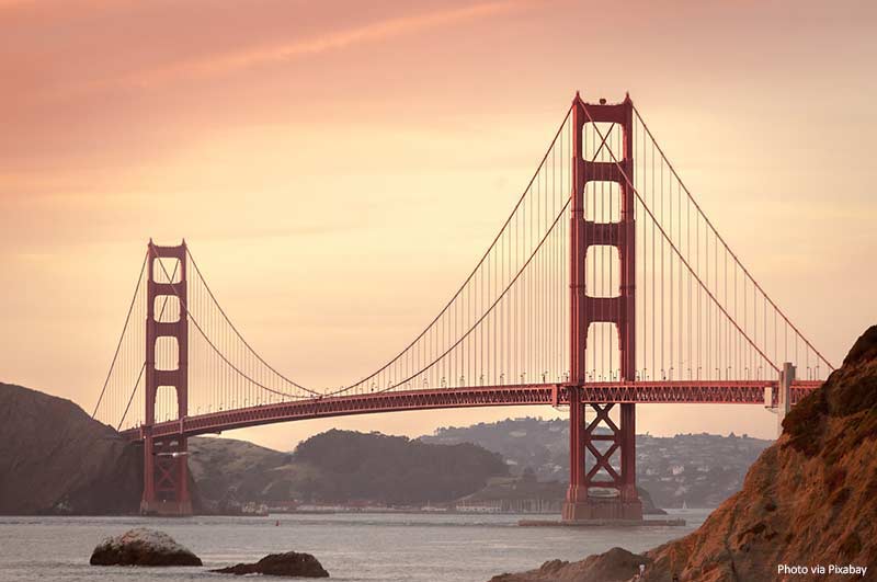 10 Best Things to See and Do When Visiting San Francisco (USA) Golden Gate Bridge, San Francisco