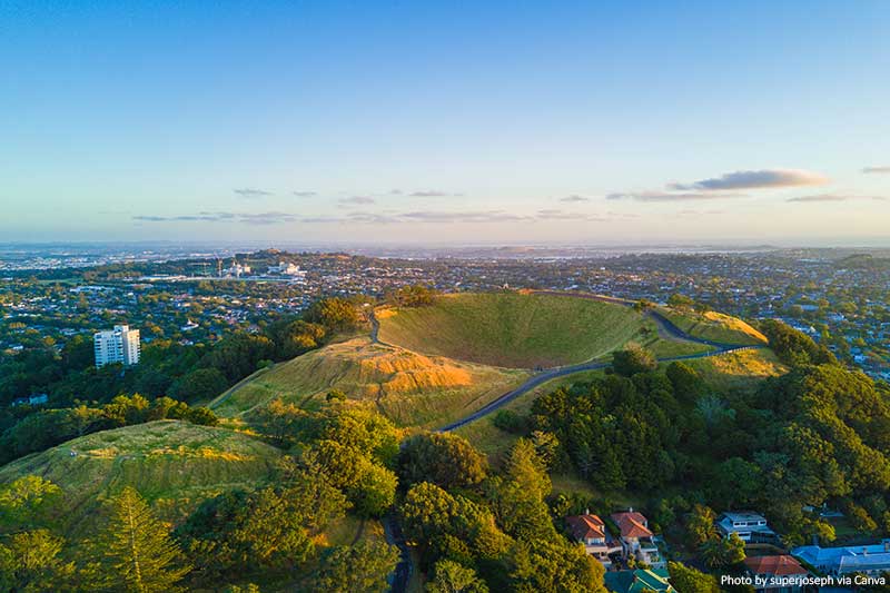 Mount Eden in Auckland