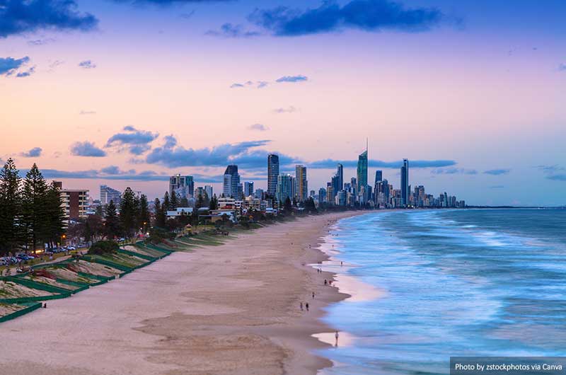 Surfers Paradise on the Gold Coast