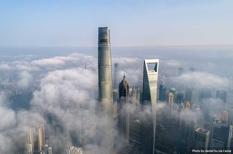 Shanghai skyscrapers