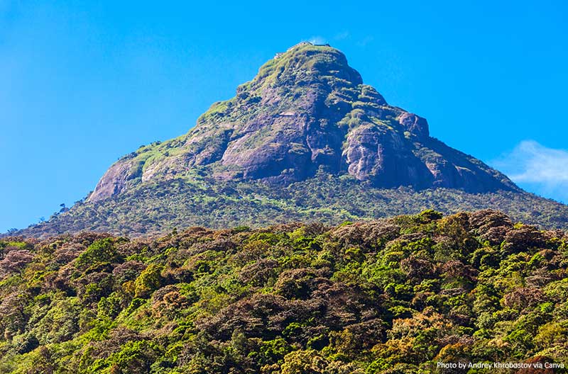 Adams Peak in Sri Lanka