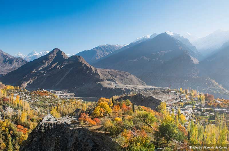 Mountains in Hunza, Pakistan