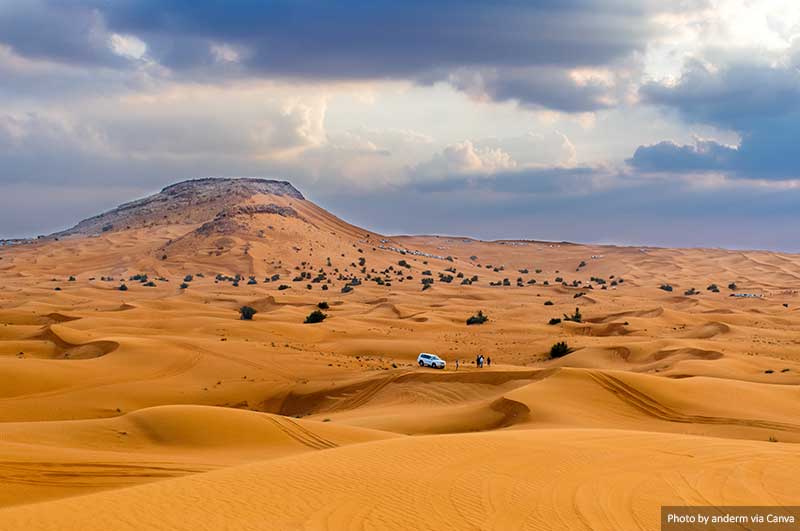 Desert in United Arab Emirates
