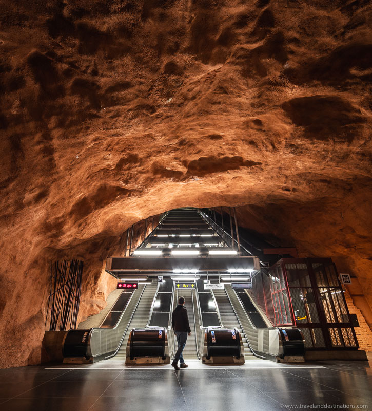 Radhuset metro station in Stockholm