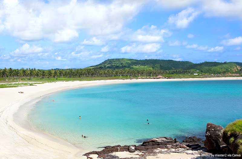 Tanjung Aan beach, Lombok, Indonesia