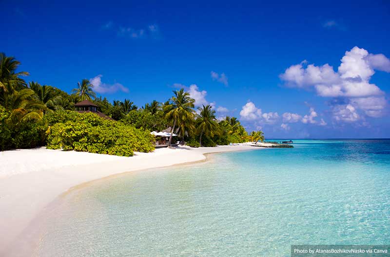 Veligandu Island in the Maldives