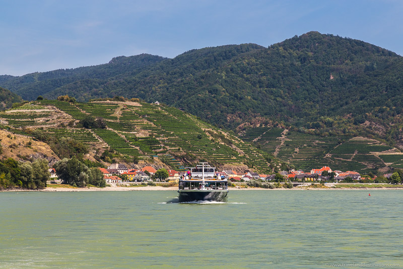 Boats and Wachau Valley