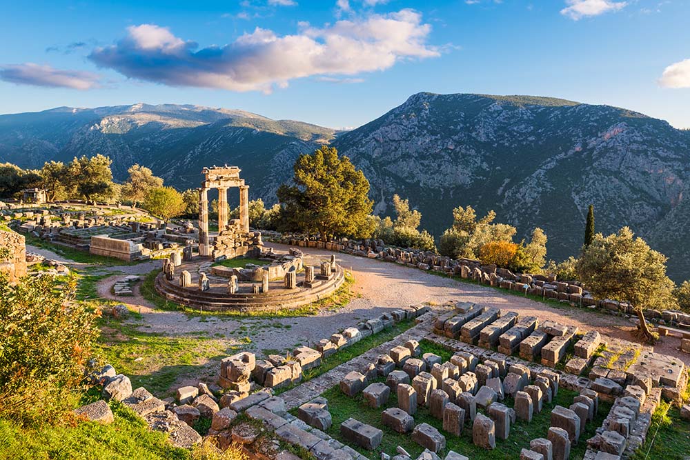 Ruins in Delphi