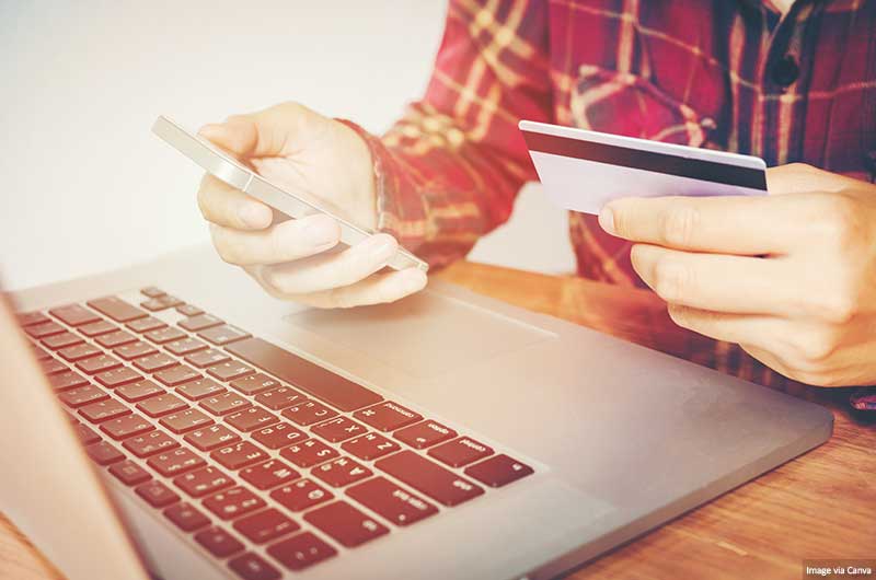 Paying by card online