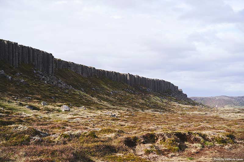 Gerðuberg Cliffs, Iceland