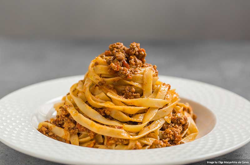 Tagliatelle al ragù