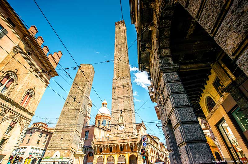 Two Towers in Bologna