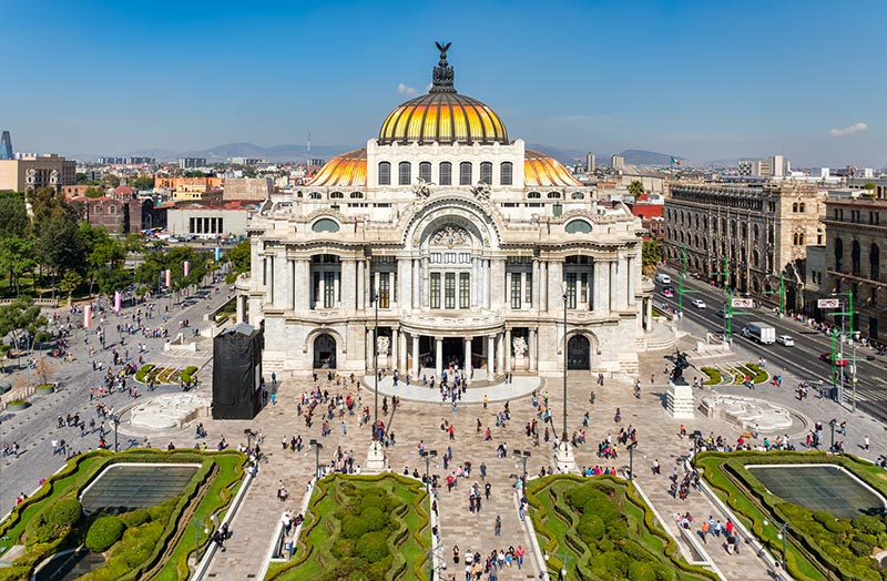 Palace of Fine Arts in Mexico City