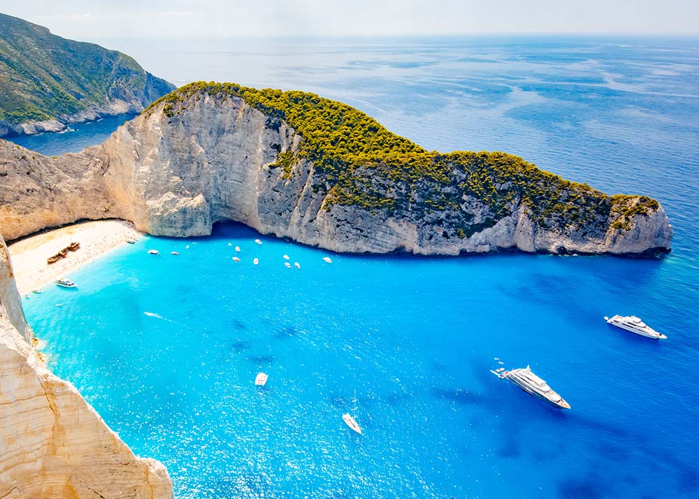Navagio, or Shipwreck Beach in Zakynthos