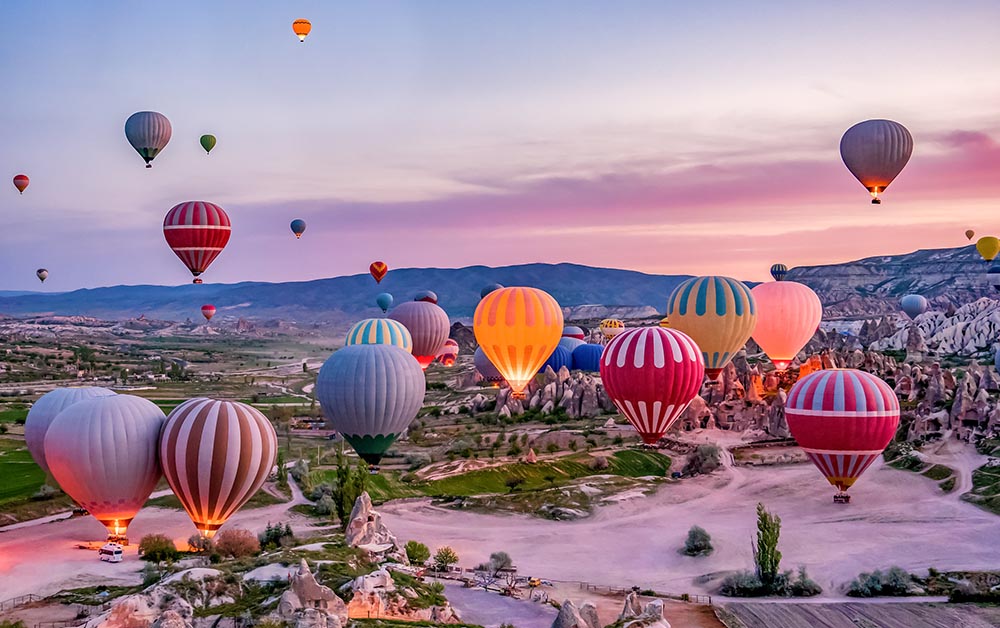 Balloons in Cappadocia