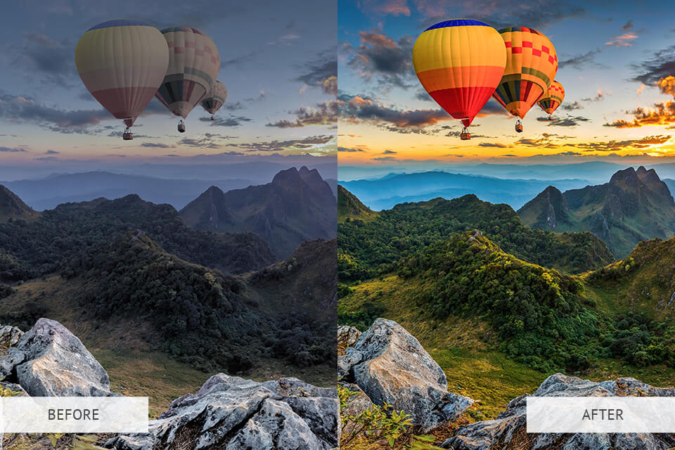 Brighten Shadows HDR Nature Preset