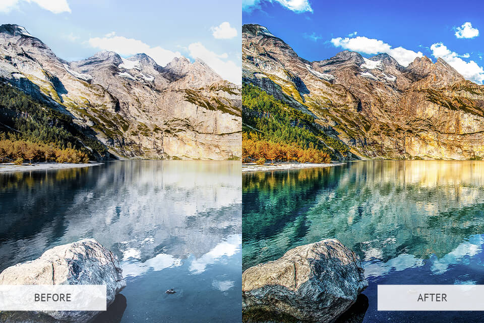 Soft Clarity Landscape Preset