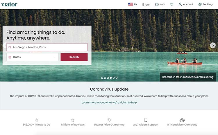 Viator Screenshot
