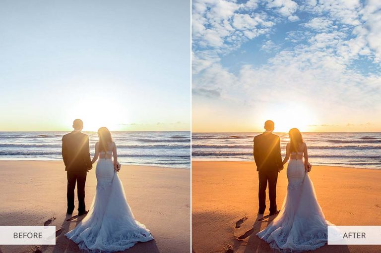 Best Sky Overlays for Photography (Plus Free Options) cotton-candy-clouds-sky-photoshop-overlays