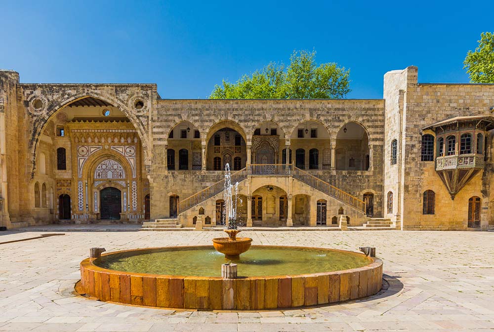 Beiteddine Palace courtyard