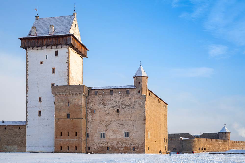 Hermann castle, Narva town, Estonia
