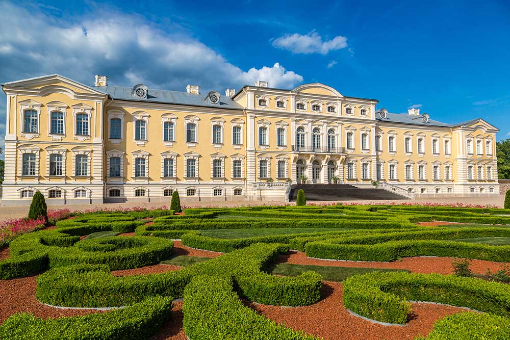 Rundale Palace and gardens