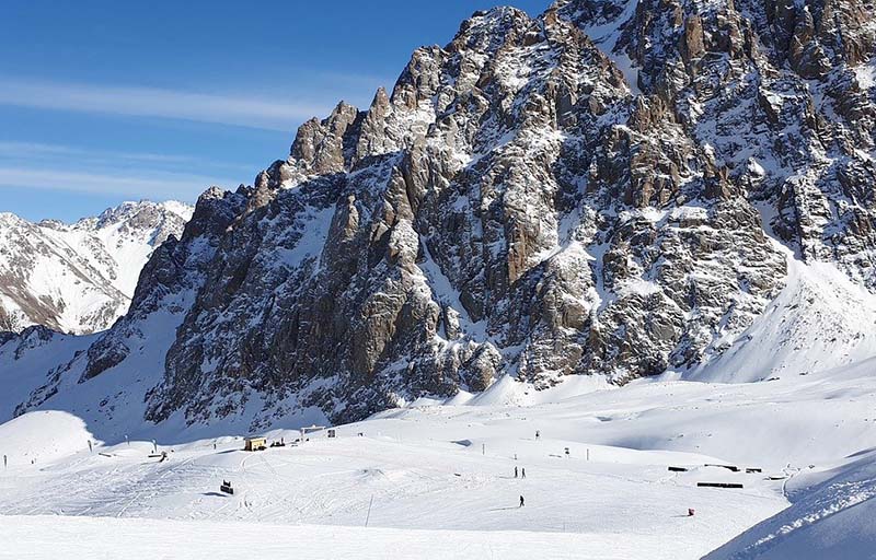 Shymbulak, Almaty in the winter