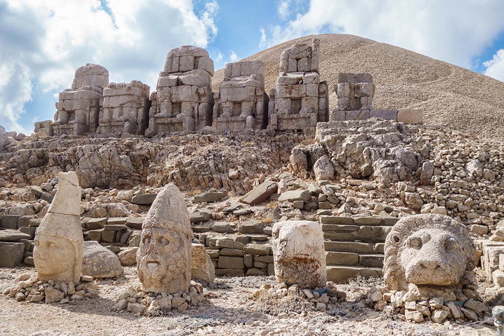 Statues on Mount. Nemrut