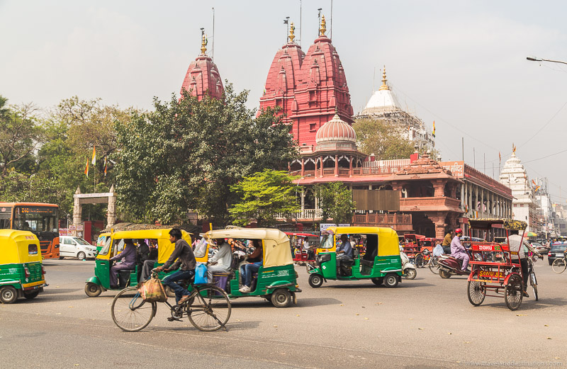 Busy Streets in India