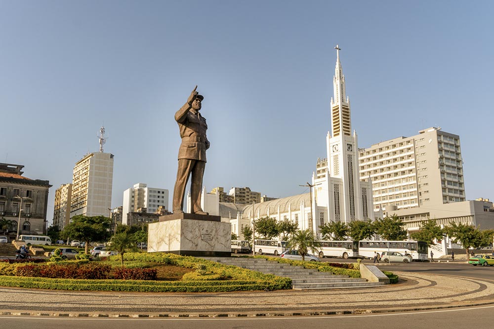 Independence square in Maputo