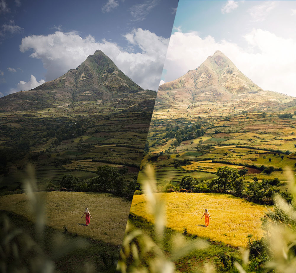 Wanderlust Lightroom Presets Collection - Before and After Example - Crete Honeymoon